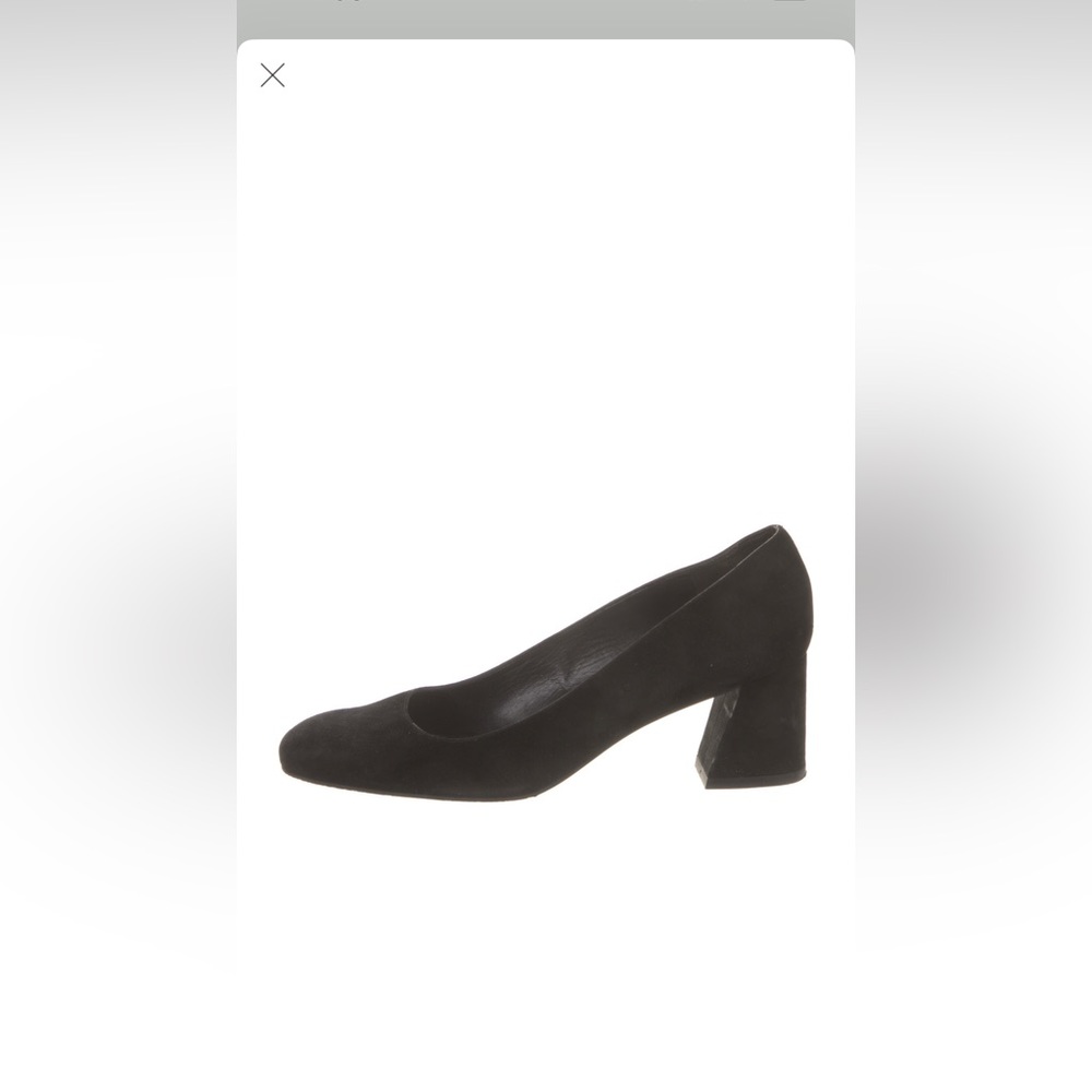 Stuart Weitzman Black Suede Pumps, size 9.5